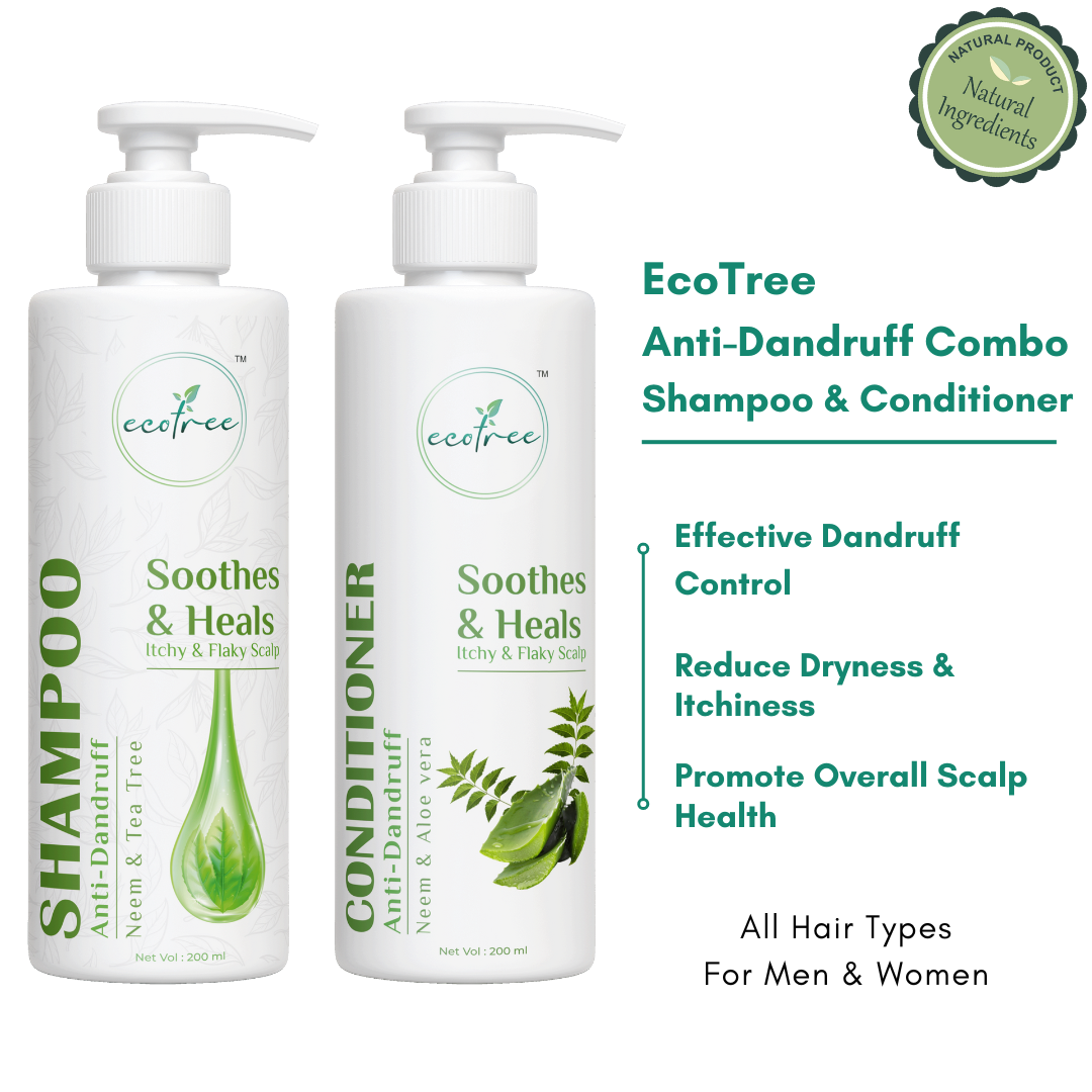 EcoTree Anti-Dandruff Combo Shampoo & Conditioner