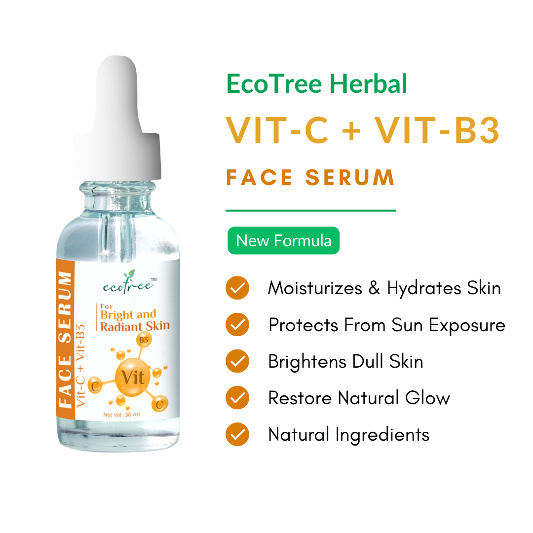 Key benefits of Vitamin-C + Niacinamide (Vit-B3) Face Serum